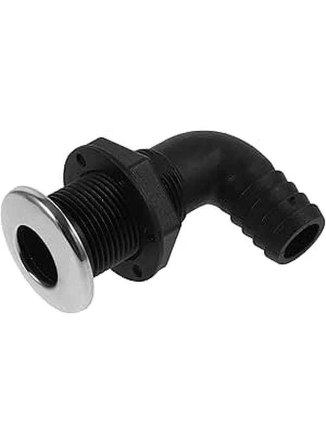 25mm Marine Sewage Outlet Elbow Connector for Yacht Hull Draining Plumbing Fittings - Image 1