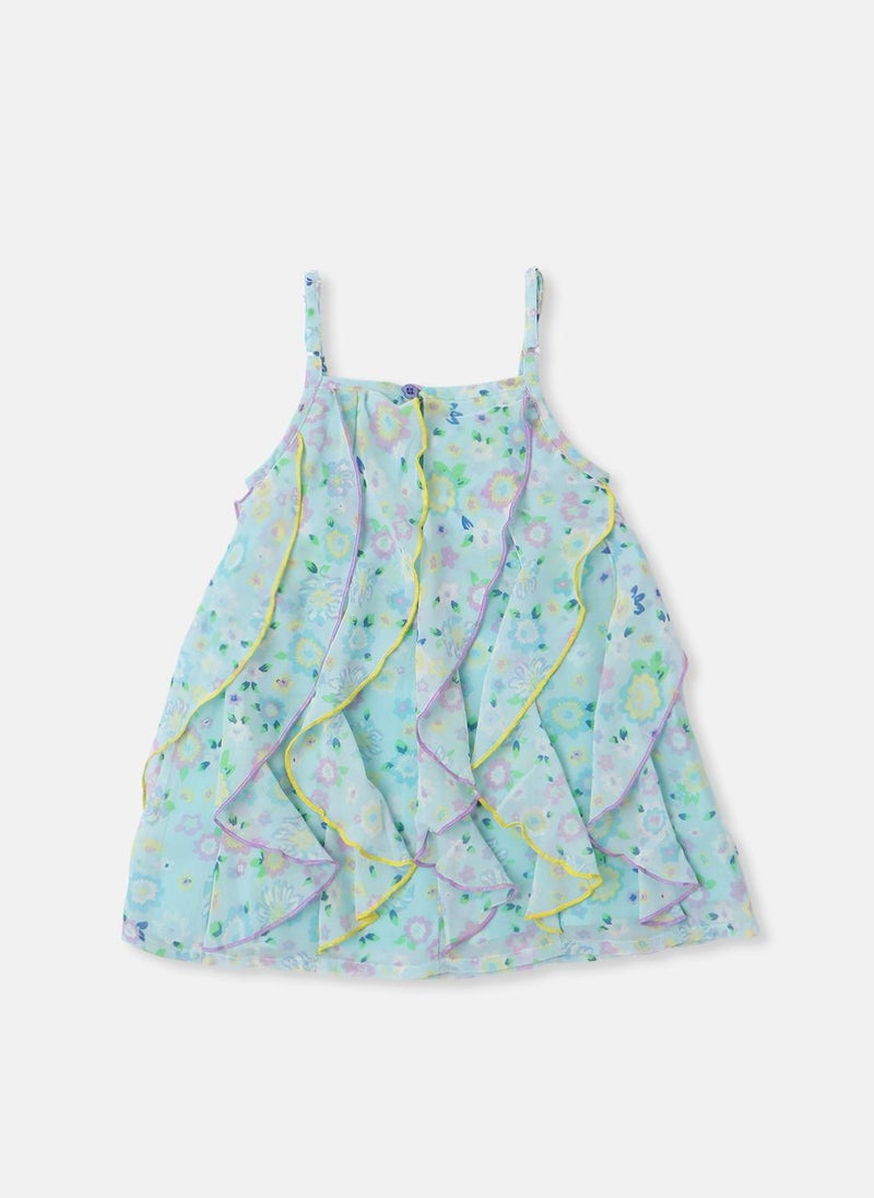 Floral Ruffle Dress