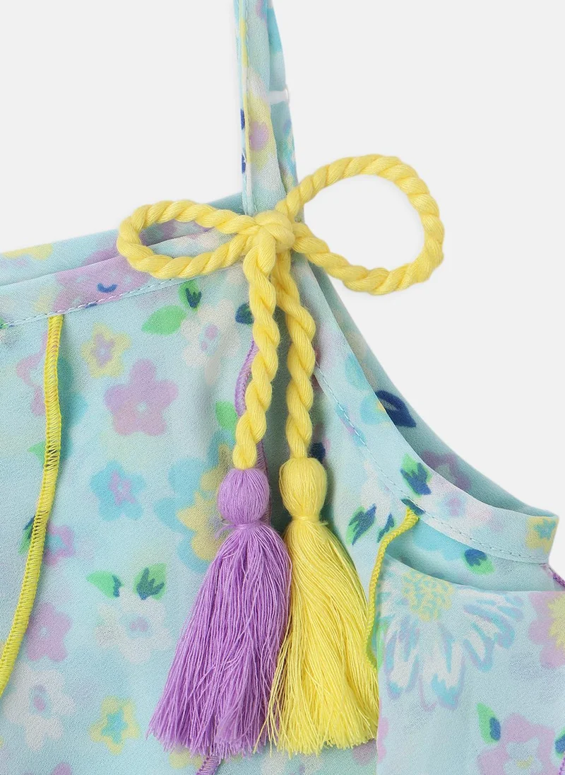 Nautinati Floral Ruffle Dress