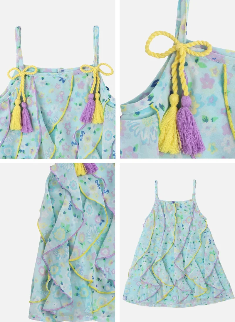 Nautinati Floral Ruffle Dress