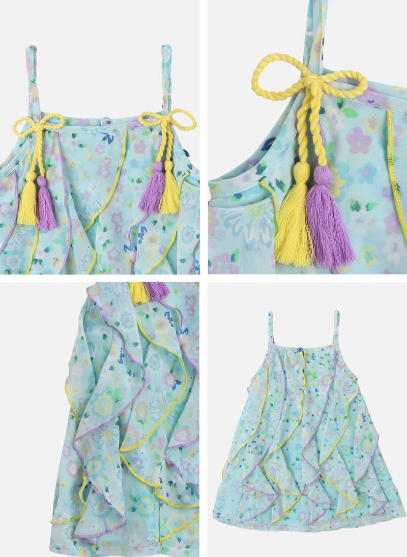 Floral Ruffle Dress