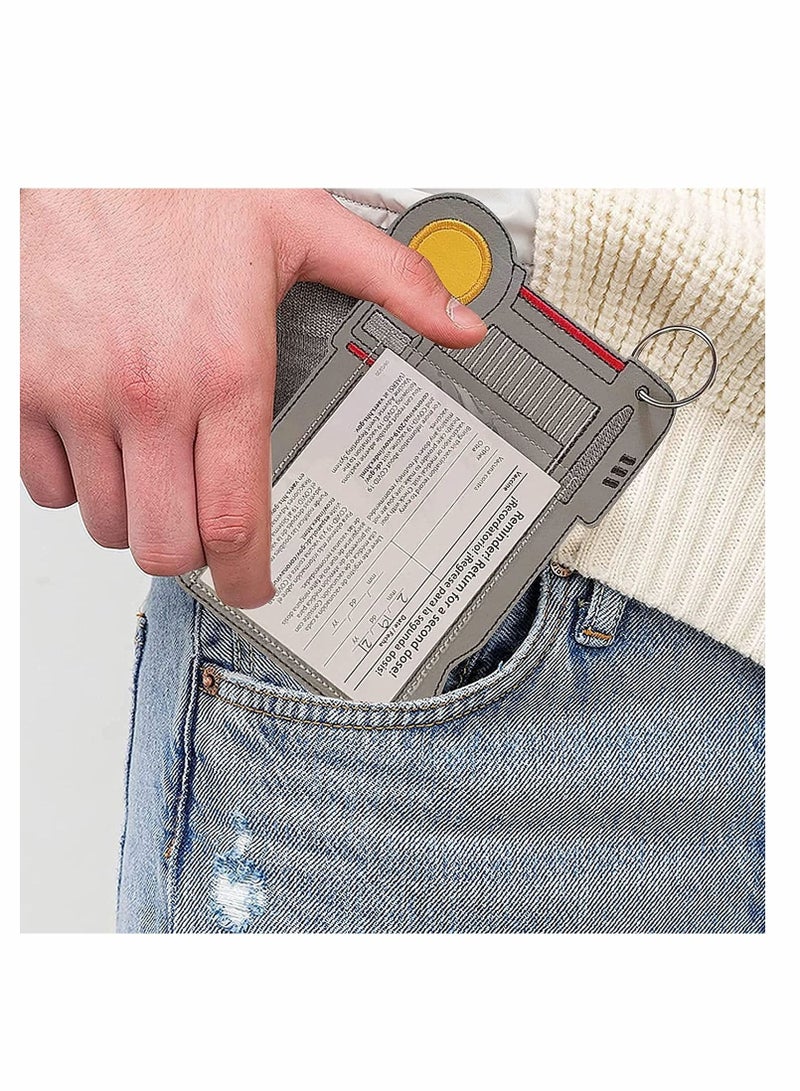 Captaintech Vaccine Card Protector Waterproof Vaccination Card Holder for Unisex，Portable Multipurpose Health Card Funny Reagent Card Protector with Transparent Window - Image 4