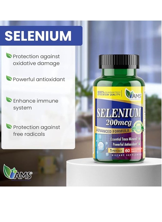 Selenium 200McgAdvanced Formula 60 Tablets