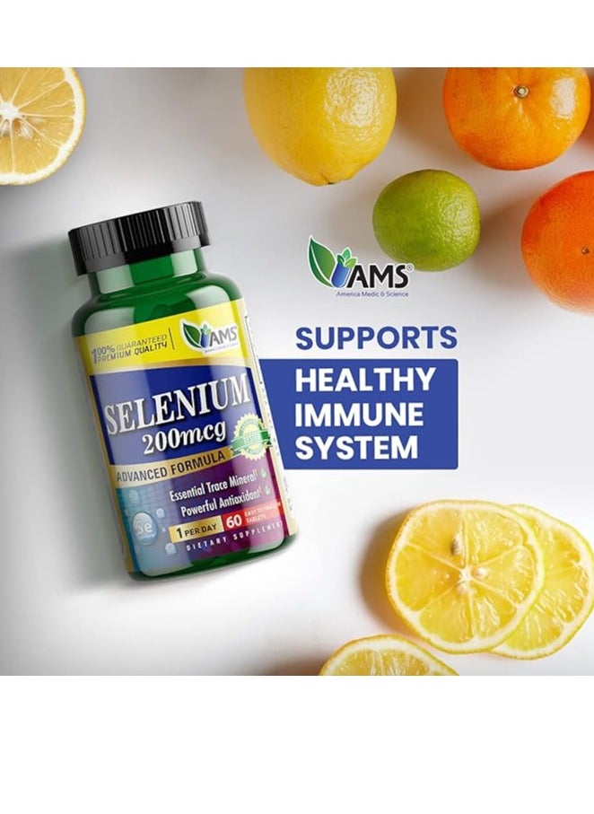 Selenium 200McgAdvanced Formula 60 Tablets
