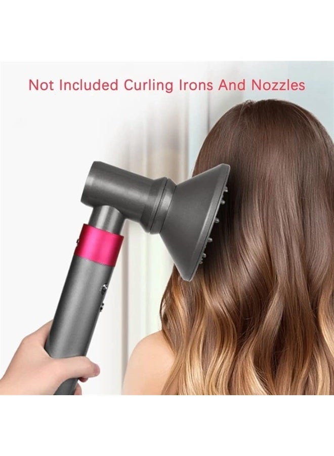 Chuancheng 2 قطع 1.2 بوصة/30 مم أسطوانات تجعيد الشعر الطويلة متوافقة مع أدوات الشعر لملحقات دايسون إير وراپ ستايلر، ملحقات لأساليب شعر متعددة - Image 5