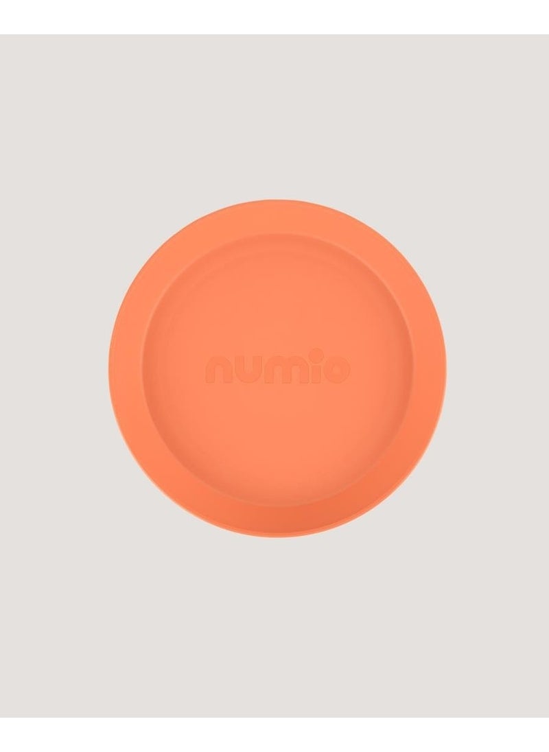 Let's Be Child 2-Piece Round Plate Sage Green-Peach  - Image 5
