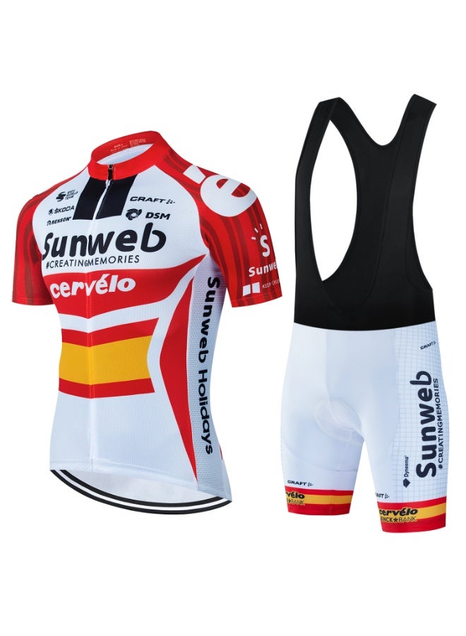 KUYING Summer Short Sleeved Cycling Suit Set  - Image 1