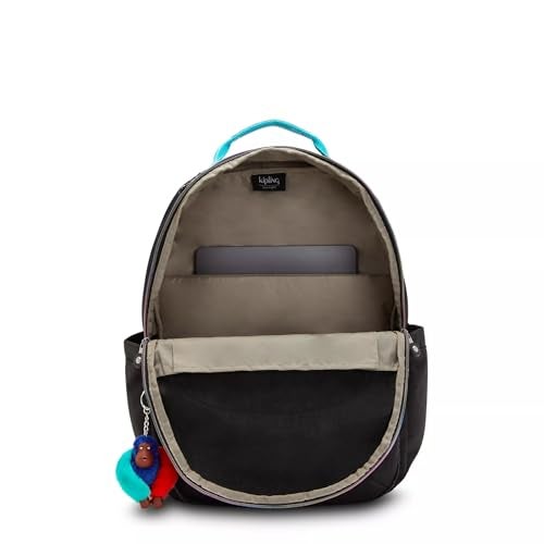KIPLING KIPLING حقيبة ظهر كمبيوتر محمول للنساء من كيبيلينغ سيول 15 بوصة، متينة، واسعة مع أحزمة كتف مبطنة، جيب حماية مدمج - Image 3