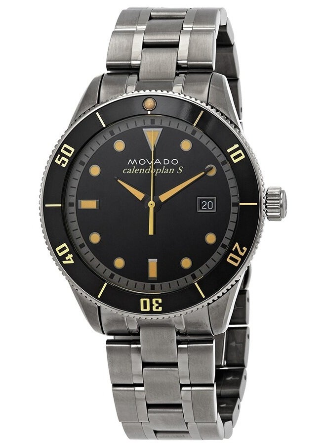 MOVADO BOLD - Movado Heritage Quartz Black Dial Men's Watch 3650095 - Image 1