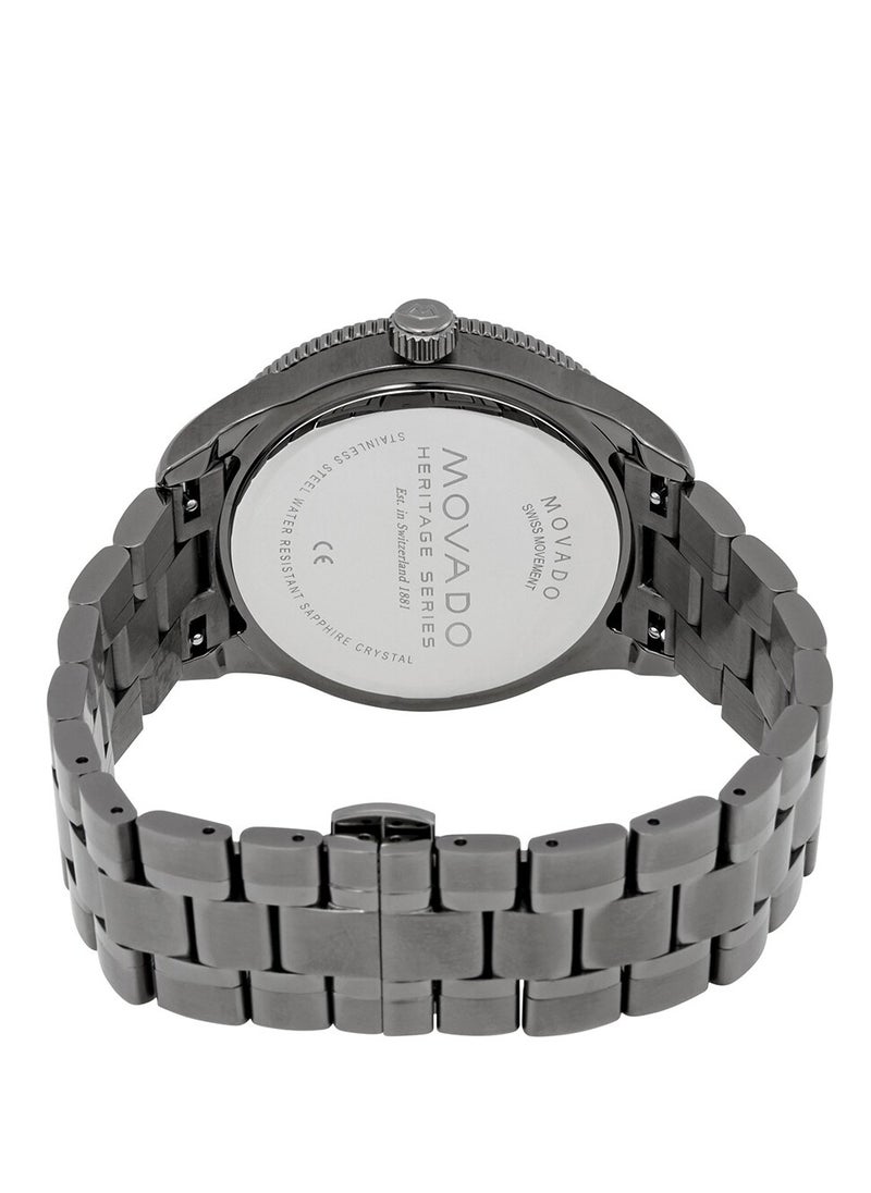MOVADO BOLD - Movado Heritage Quartz Black Dial Men's Watch 3650095 - Image 1