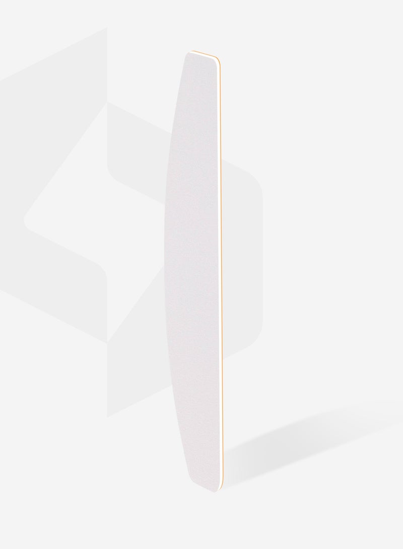 STALEKS PRO Disposable white files for crescent nail file on a soft foam layer EXPERT 40 | 240 grit (30 pcs) - Image 2