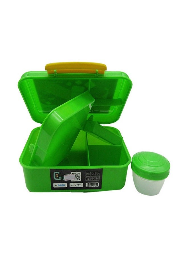 NILCO Lunch Box for kids to School By Gibo/Nilco (Green) - Image 2