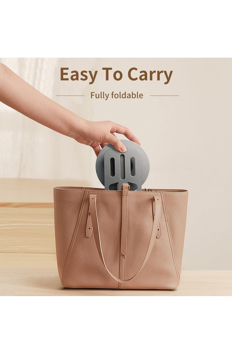 Foldable Mobile Phone Stand Holder, Aluminium Phone Stand for Desk, Adjustable, Compatible with iPhone, Samsung, Huawei, Xiaomi/Redmi,Vivo,Oppo, 4-7 Inches - Image 5