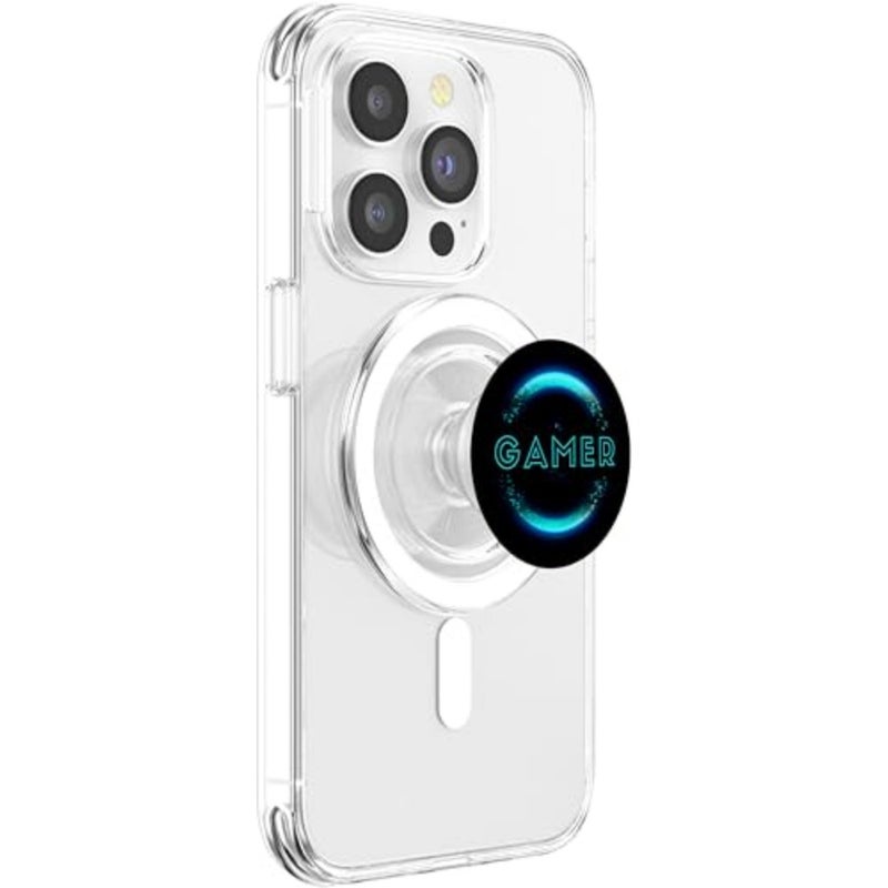 Gaming Pop Socket for Phone PopSockets Blue Light Cool Gamer PopSockets PopGrip for MagSafe - Image 4