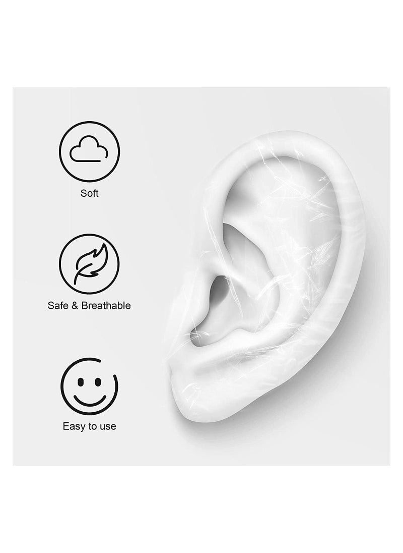 60 Pack Baby Waterproof Ear Stickers,Baby Waterproof Ear Protector,Newborn Ear Protection for Swimming Showering Surfing Snorkeling and Other Water Sports Kids Size