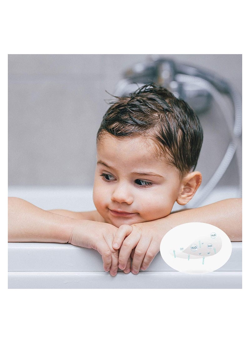60 Pack Baby Waterproof Ear Stickers,Baby Waterproof Ear Protector,Newborn Ear Protection for Swimming Showering Surfing Snorkeling and Other Water Sports Kids Size