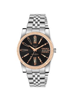 LOUIS DEVIN LOUIS DEVIN Stainless Steel Chain Analog Wrist Watch for Men (Black Dial) | LD-CP059-BLK  - Image 1