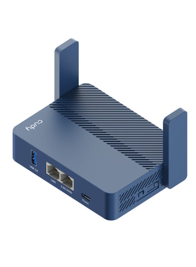 cudy موجه واي فاي 6 ميني كودي Ax3000، منفذ إيثرنت 2.5G، NAS، طاقة فلاش USB للمنزل، السكن، محمول، سفر - Image 5