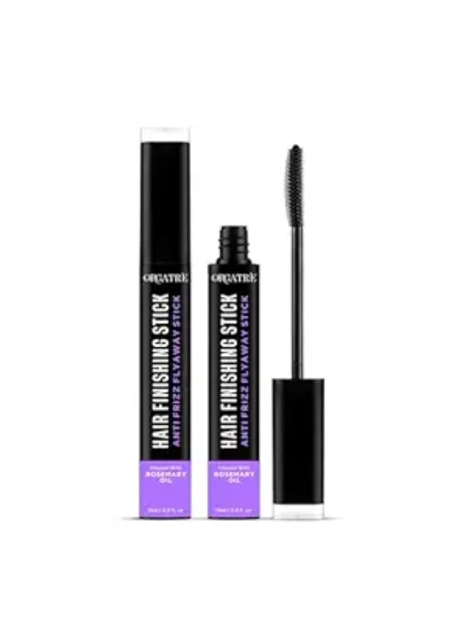 ORGATRE Hair Finishing Stick for Flyaways & Baby Hair | Anti-Frizz Slick Back & Edge Control Wand | Non-Sticky, Non-Greasy Hold | Rosemary Infused Hair Wax Stick (15 ml) - Image 1