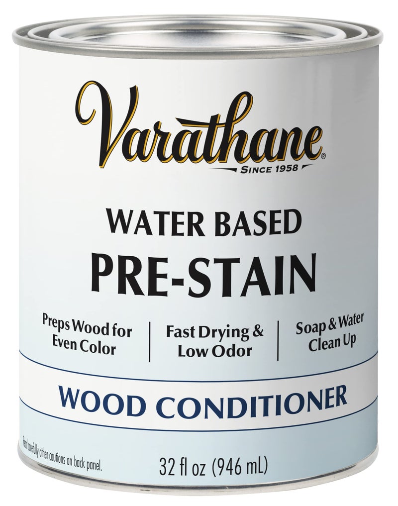 Varathane 381123 Water Based Pre-Stain Wood Conditioner, Quart - Image 1