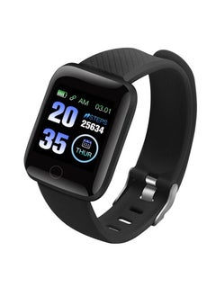 GELESE New Sports Bracelet Watch Heart Rate Blood Pressure Bluetooth Monitoring Pedometer Health Management Smart Watch (Black)  - Image 1