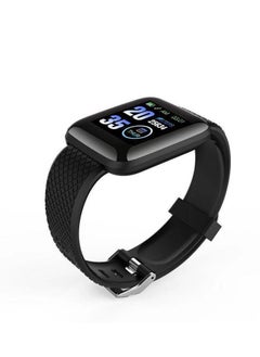 GELESE New Sports Bracelet Watch Heart Rate Blood Pressure Bluetooth Monitoring Pedometer Health Management Smart Watch (Black)  - Image 5