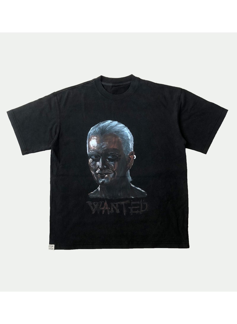 Mutagen Replicant Portrait Print washed T-shirt - Image 1
