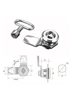 Electric Meter Box Latch High Quality Gas Meter Box Lock with Triangle Key Threaded Cam Lock Secure Your Valuables for Mailbox Cabinet and Furniture 2 Pack - pzsku/Z4C47E8EDD26B86BE5E3BZ/45/_/1691738089/51c90046-5150-465e-8250-6b539eff7b31