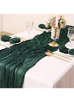 Emerald Green Cheesecloth Napkins  Napkins Set of 10 Boho Washable Dinner Table Napkins for Wedding Party Baby Shower Birthday Party Decor - pzsku/Z4C47F910E9F4E11B6B49Z/45/_/1740570217/c34a299b-420d-4761-acd0-771a1e313cd1