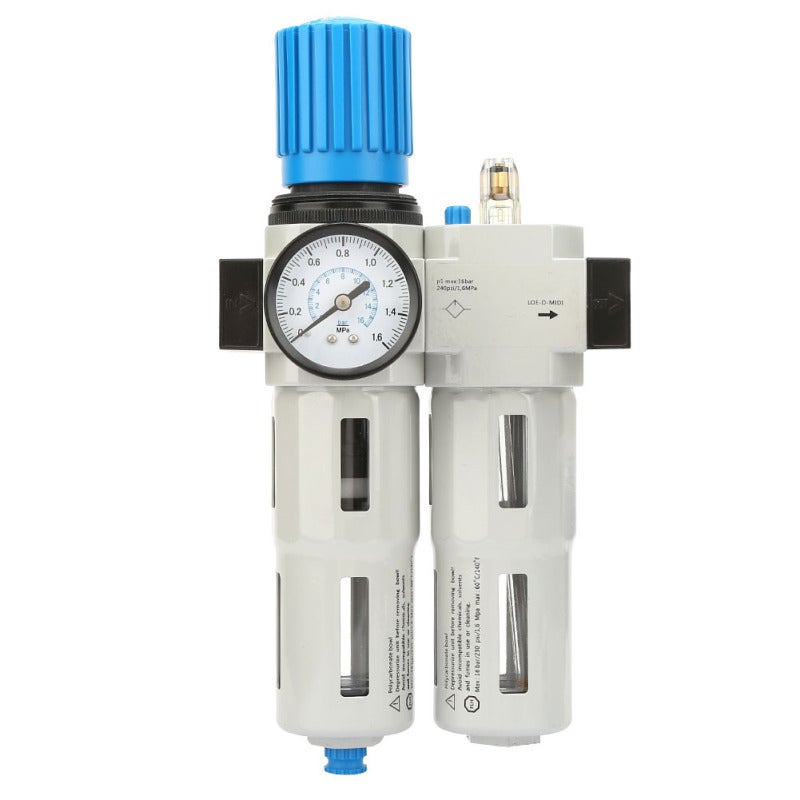 NANPU Air Source Treatment 1.6MPA Aluminum Alloy: Strong Pressure Resistance - Double MPA/BAR Scale Pressure Reducing Valve for Pneumatic System Maintenance - Image 2