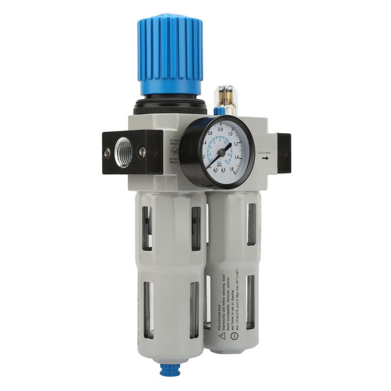 NANPU Air Source Treatment 1.6MPA Aluminum Alloy: Strong Pressure Resistance - Double MPA/BAR Scale Pressure Reducing Valve for Pneumatic System Maintenance - Image 3