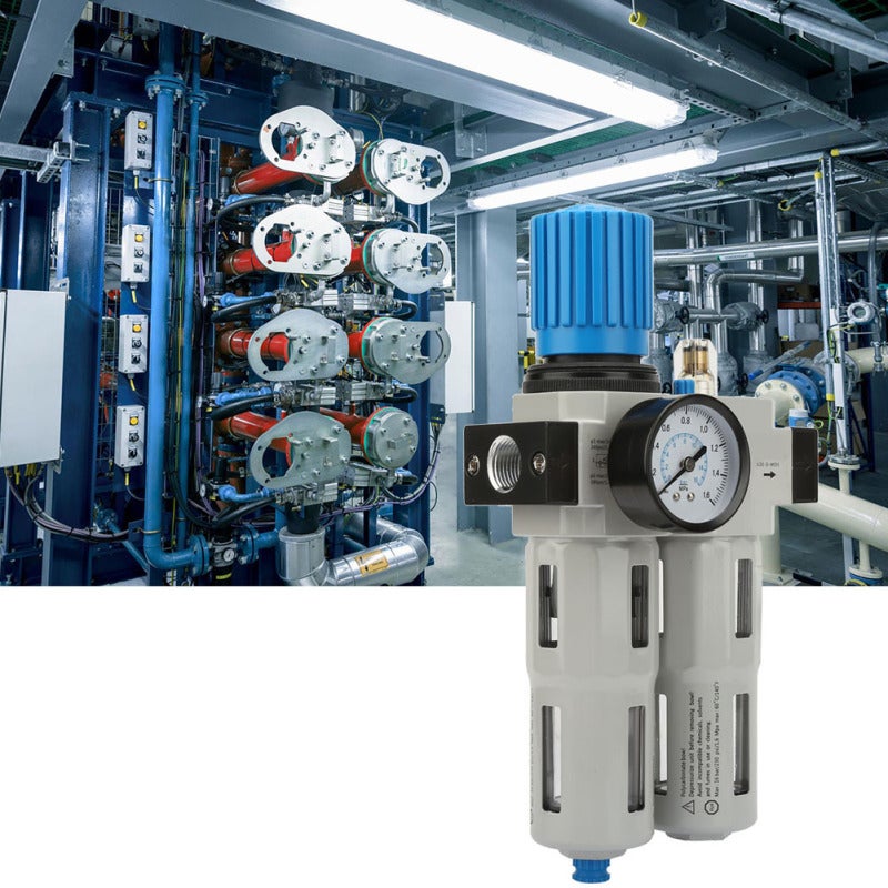 NANPU Air Source Treatment 1.6MPA Aluminum Alloy: Strong Pressure Resistance - Double MPA/BAR Scale Pressure Reducing Valve for Pneumatic System Maintenance - Image 5
