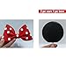 GmakCeder Mouse Cake Topper Bow and Ears for Birthday Red - Image 3