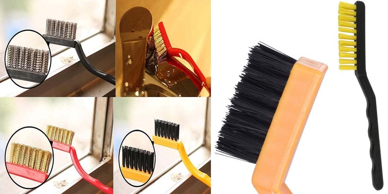 DIY Crafts DIY Crafts Pack of 60 Pcs, Random, Industrial Brushes Different Shapes Ergonomic Wood,Nylon,Metal Handles Organizing Cleaning Maintainance for Machines Engines Floor Cor (Pack of 60 Pcs, Random)  - Image 4