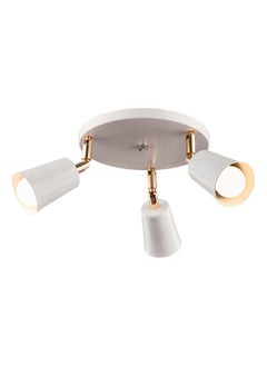 NAGAFA SHOP 3 White Spotlights Wall Lamp Gold- Sl-Gw1-C 