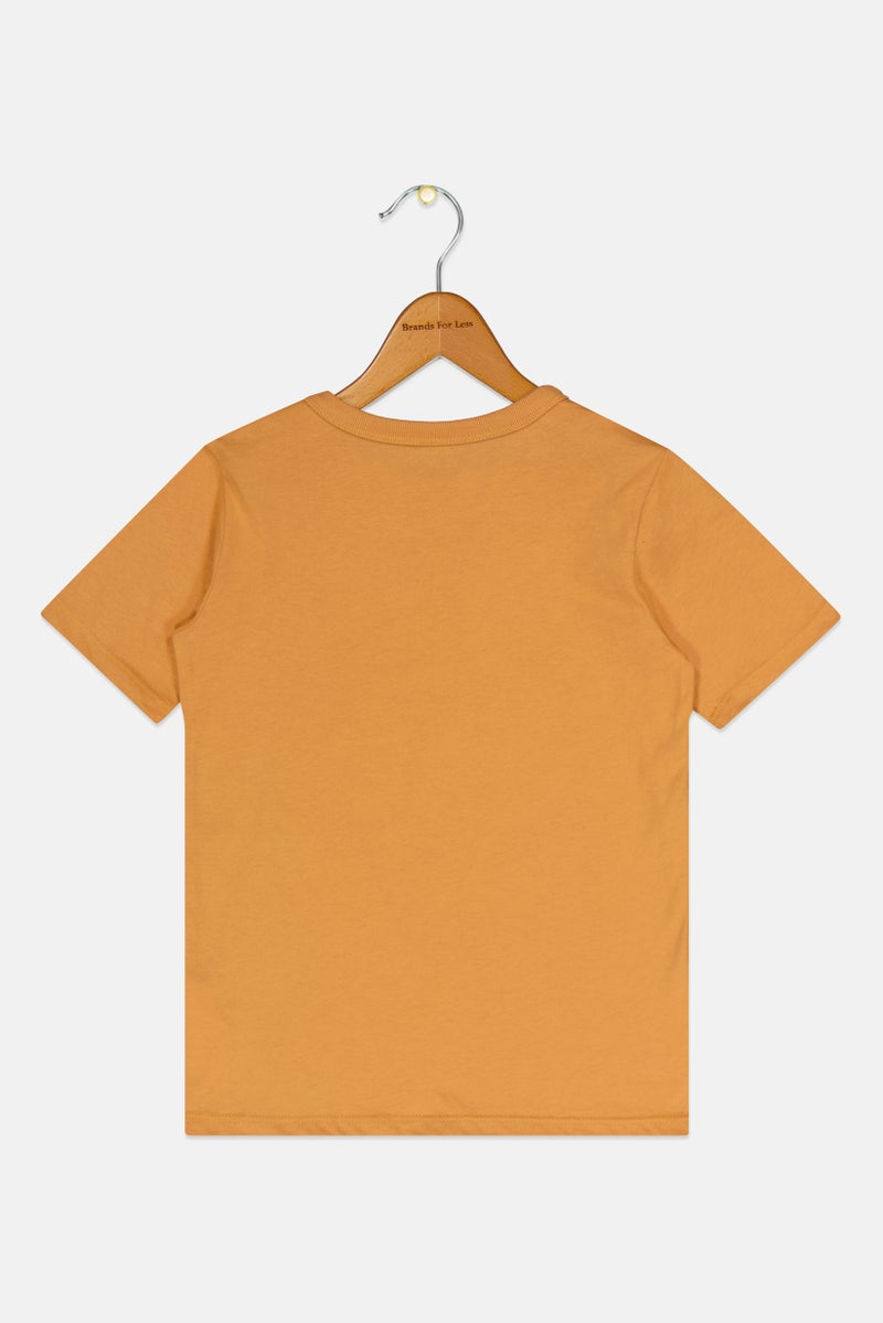 The Children's Place Toddlers Boy Crew Neck Short Sleeve T-Shirt, Brown - Image 3