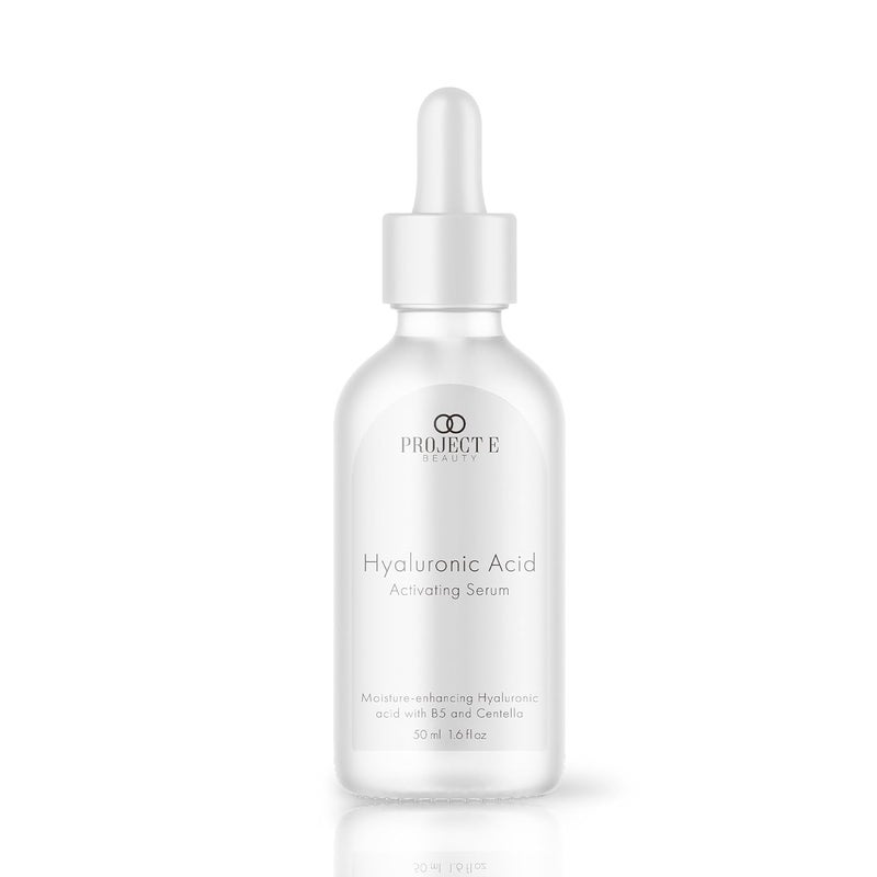 Project E Beauty Hyaluronic Acid Activating Serum by Project E Beauty  AntiAging Serum for the Face  Plumping  Hydrating Facial Skin Care  Removes Dark Spots  Wrinkles  B5  Whitening  For Dry Skin  50ml