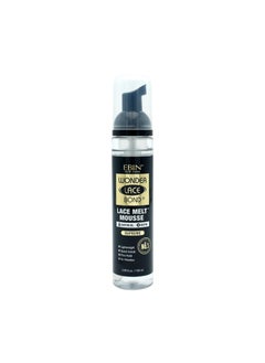 EBIN NEW YORK EBIN NEW YORK Wonder Lace Bond Melt Mousse 338oz100ml Extreme Firm Hold Supreme  Biotin  Castor Oil  No Residue Long Lasting Formula with Protecting Edges Gives Undetectable and Natural Look 