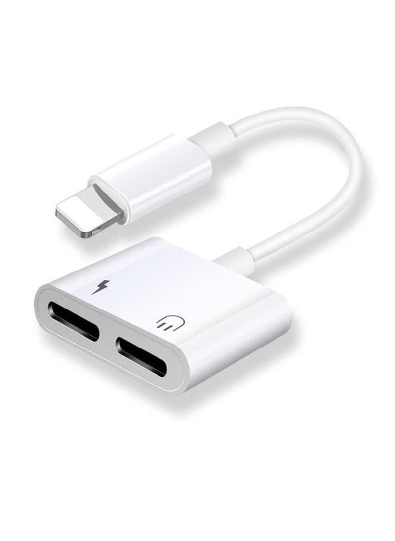 DIGI CORE - 2 In 1 Headphone Adaptor Charger For Apple iPhone/iPad - Image 1