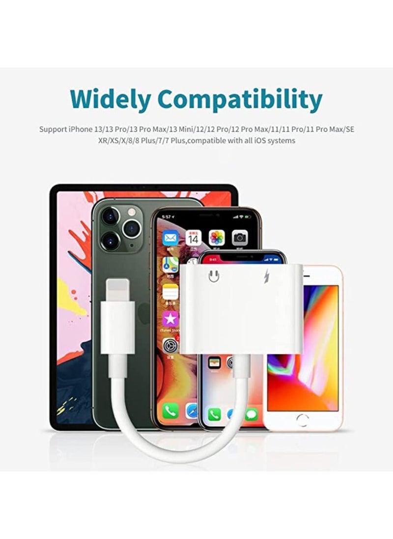 DIGI CORE - 2 In 1 Headphone Adaptor Charger For Apple iPhone/iPad - Image 1