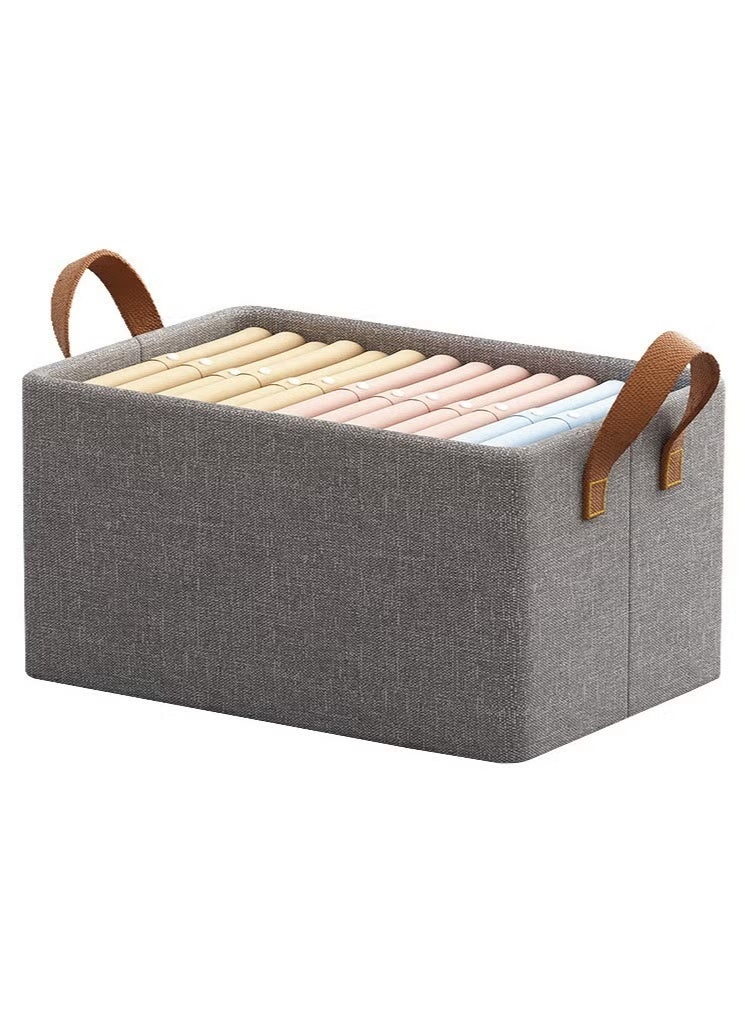 Wardrobe Clothes Organizer Storage Box Dividers Foldable Underwear Storage Bin Divider for Socks Bra Underwear Organizer Divider Cabinet Closet Cloth Drawer Storage Organizers Boxes - Image 1