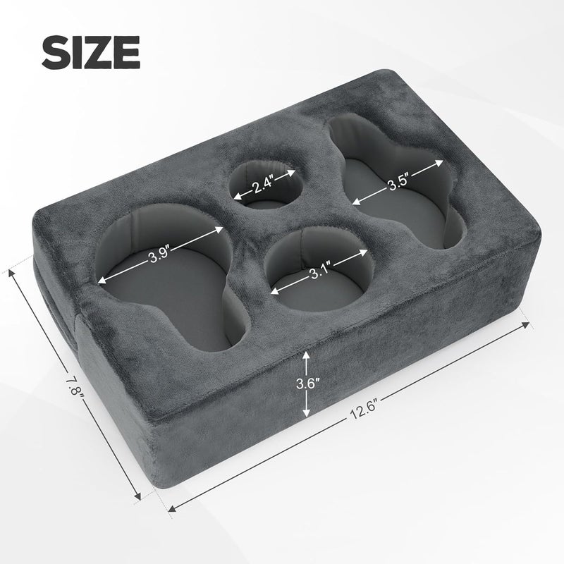 TwentyNext Couch Cup Holder Pillow,Couch Drink Holder,Octagon Couch Caddy for Coffee Cup,Phone,Remote,Couch Cup Holder Tray for Bed,Car,Sofa,Table - Image 3
