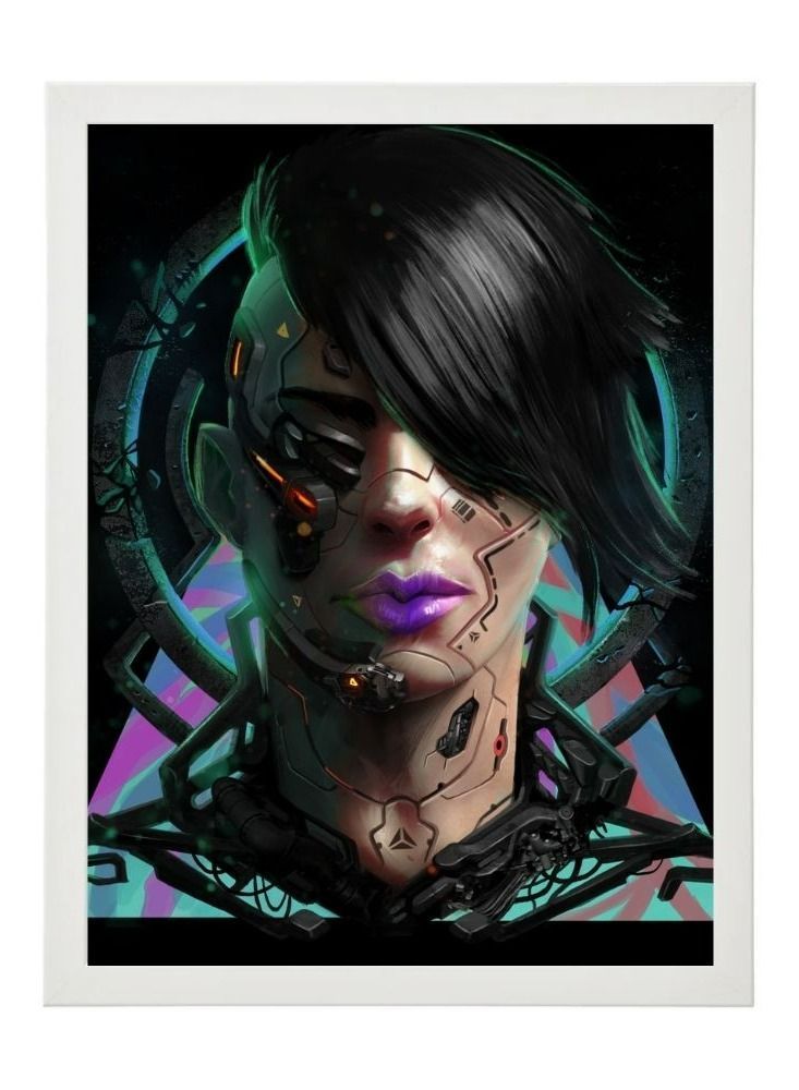 RKN Digital Wall Art Poster Frame Deus 21X30 cm - Image 1