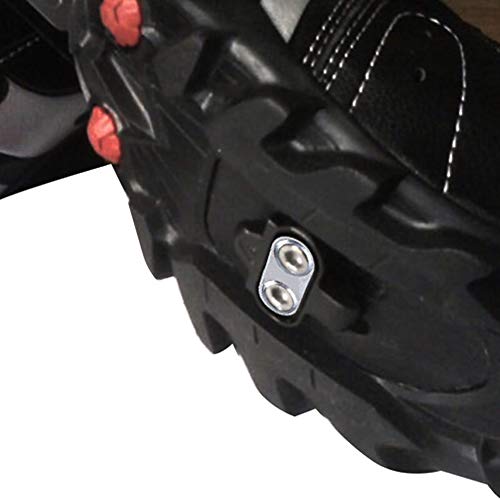 Keenso أقفال KENS0 SPD، لوحات قفل قابلة للتعديل من الفولاذ المقاوم للصدأ متوافقة مع دراجات الجبال لبدالات SPD مع ملحقات الجوز للدراجات على الطرق الوعرة - Image 4