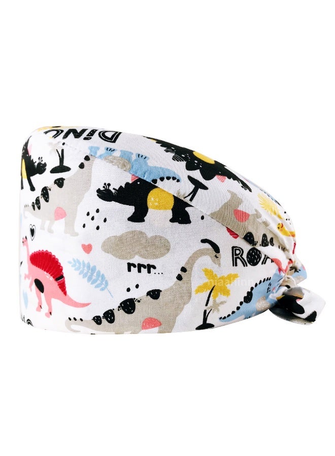 Surgical Scrub Cap Printing Medical Working Hat  Cotton Women Men Beautician Dust Proof Cooking Chef Nurse Head Caps