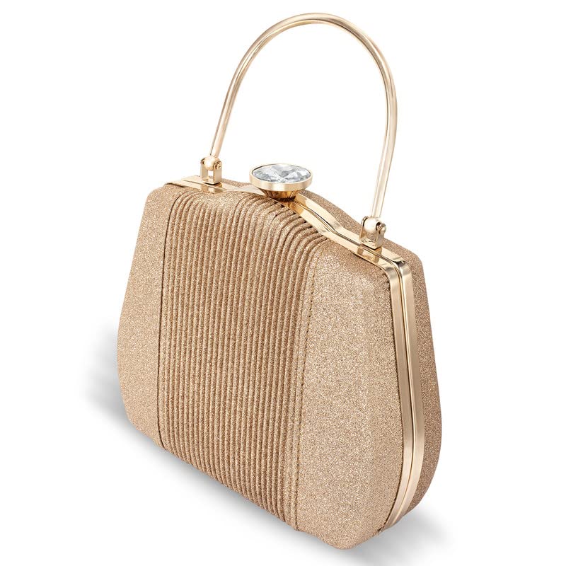 Aheli Clutch Purses Gift for Women Wedding Handmade Evening Handbags Party Bridal Clutch - Image 4