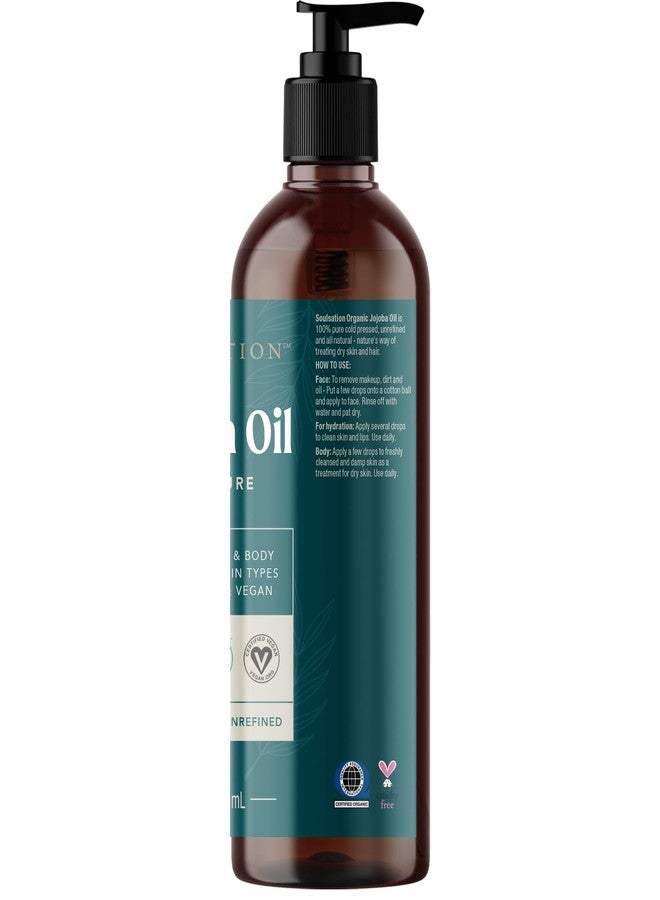 SOULSATION Non-GMO Jojoba Oil for Skin, Hair & Face | 100% Pure, Natural Cold Pressed (16oz - Image 3