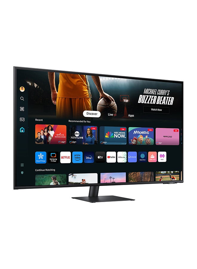 Samsung 32 inch M7 M70D Smart Monitor 4K UHD VA Display, 60Hz Refresh Rate, 4ms (GtG) Response Time, WiFi 5 & BT 5.2 Connectivity, Built-In Speakers, Tizen Operating System | LS32DM702UMXUE - Image 2