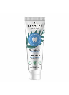 Attitude ATTITUDE Toothpaste with Fluoride, Prevents Tooth Decay and Cavities, Vegan, Cruelty-Free and Sugar-Free, Whitening, Peppermint, 4.2 Oz  - Image 1