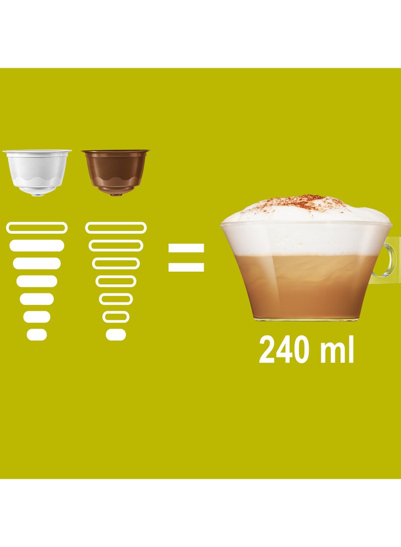 Nescafe Dolce Gusto Cappuccino Coffee 186.4grams Pack of 16 - Image 4